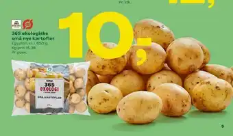 Coop 365 365 økologiske små nye kartofler tilbud