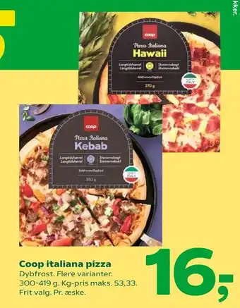 Coop 365 italiana pizza Coop tilbud
