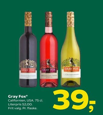 Coop 365 Gray Fox tilbud