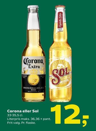 Coop 365 Corona eller Sol tilbud