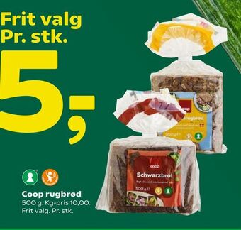 Coop 365 Coop rugbrød tilbud
