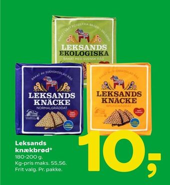Coop 365 Leksands knækbrød tilbud