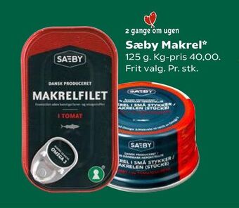 Coop 365 Sæby Makrel tilbud