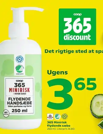 Coop 365 365 Minirisk flydende sæbe tilbud