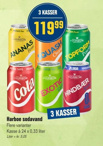 Otto Duborg Harboe sodavand tilbud