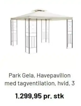 Silvan Park Gela Havepavillon med Tagventilation tilbud