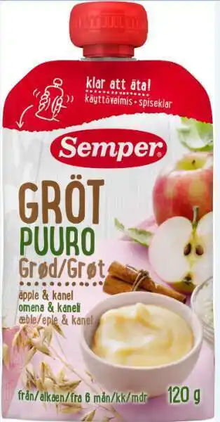 Æble/kanel grød, 120 g