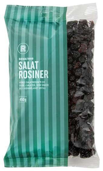 REMA 1000 Salat rosiner, 450 g tilbud