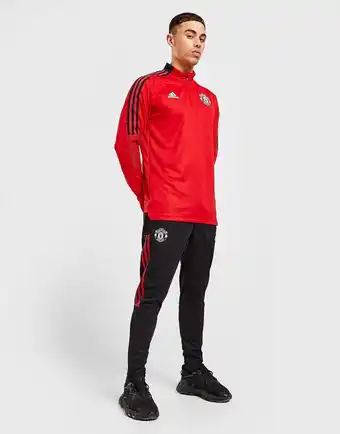 JD Sports Adidas Manchester United FC Training Track Pants, Sort tilbud