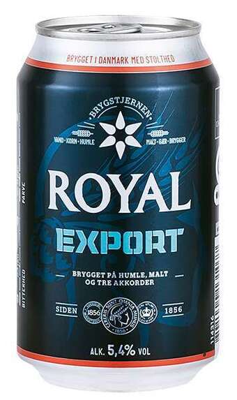 Royal export 5,4%, 33 cl