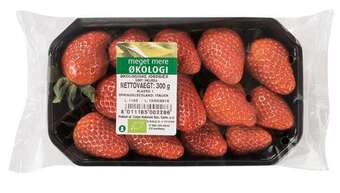 REMA 1000 Øko. jordbær, 300 g tilbud