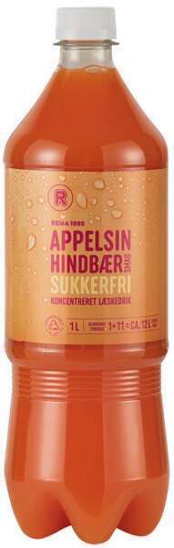 REMA 1000 Hindbær/appelsin, 1 l tilbud