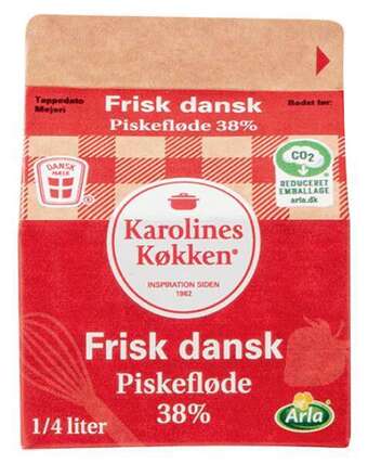 Piskefløde 38%, 0.25 l
