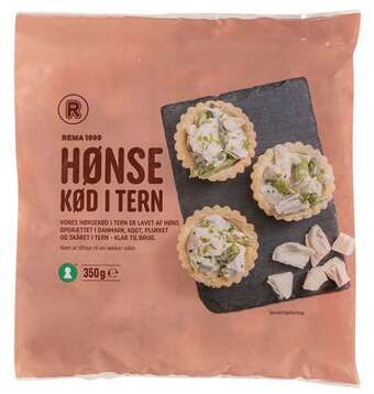 REMA 1000 Hønsekød i tern, 350 g tilbud