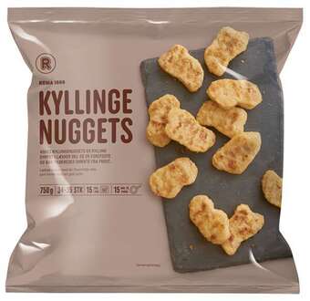 REMA 1000 Kyllingenuggets, 750 g tilbud
