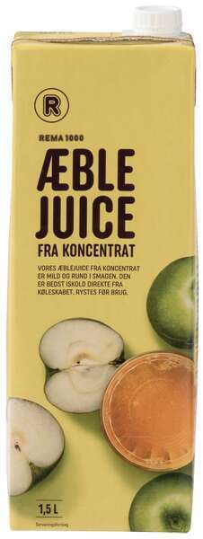 REMA 1000 Æblejuice, 1.5 l tilbud