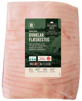 REMA 1000 Flæskesteg 1,5-1,8 kg, 1500 g tilbud