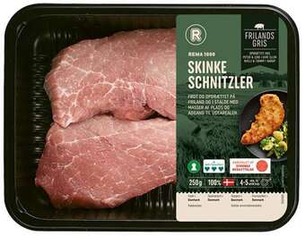 REMA 1000 Skinkeschnitzler, 250 g tilbud
