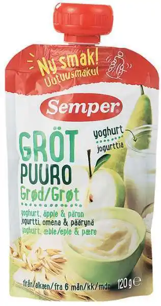 REMA 1000 Æble/pære grød, 120 g tilbud