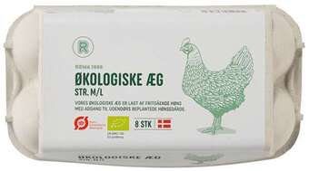 REMA 1000 Økologiske æg, 8 ct tilbud