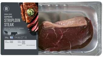 REMA 1000 Striploin steak, 200 g tilbud