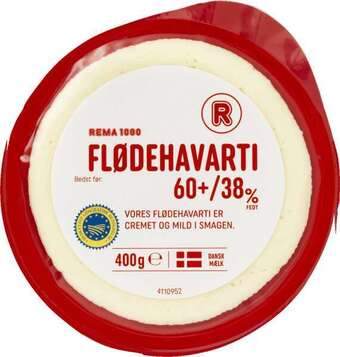REMA 1000 Havarti 60+, 400 g tilbud