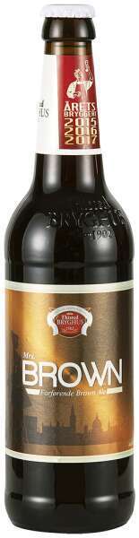 Mrs. brown øl 5%, 50 cl