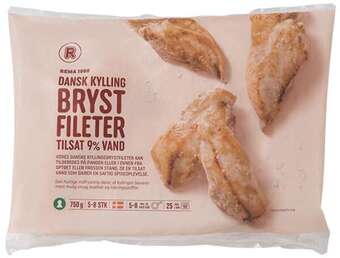 REMA 1000 Kyllingebrystfilet, 750 g tilbud