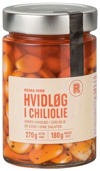 REMA 1000 Hvidløg i chili, 270 g tilbud