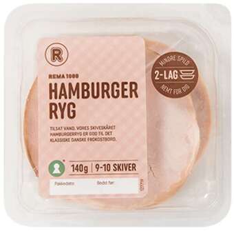REMA 1000 Hamburgerryg, 140 g tilbud