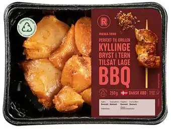 REMA 1000 Kylling tern m.bbq, 250 g tilbud