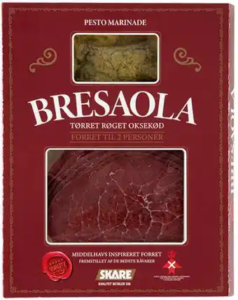 Bresaola m/pesto, 100 g