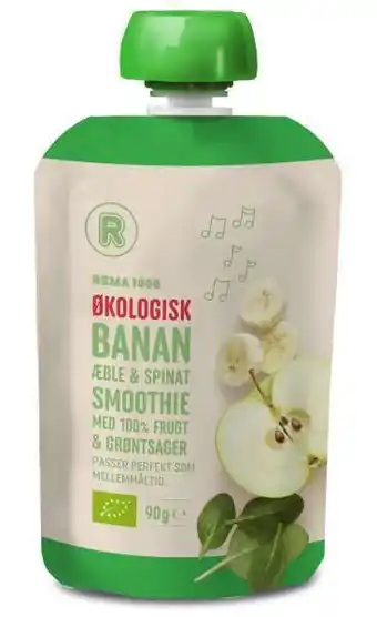 REMA 1000 Banan smoothie, 90 g tilbud