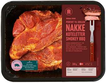 REMA 1000 Nakkekoteletter, 300 g tilbud