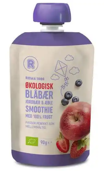 REMA 1000 Blåbær smoothie, 90 g tilbud