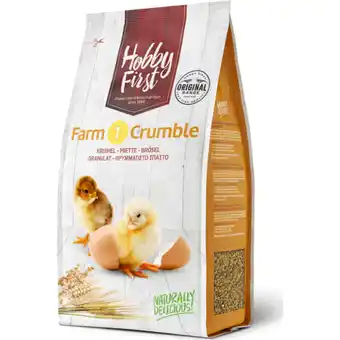 Land & Fritid Hobby First, Farm 1 Crumble, 4 kg tilbud