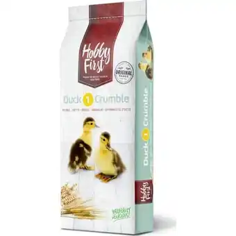 Land & Fritid Hobby First, Duck 1 Crumble, 20 kg tilbud