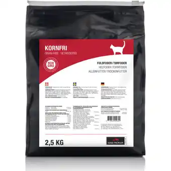 Land & Fritid Sund Premium Kat Kornfri 2,5 kg tilbud
