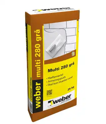 jem & fix Weber Multi 280 hæftemørtel - 25 kg tilbud