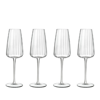 Luigi Bormioli Optica champagneglas 21 cl 4 stk.