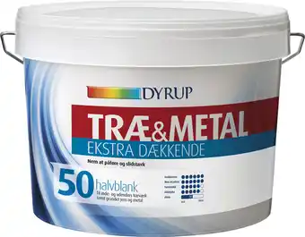 Johannes Fog Dyrup Træ Og Metal 50 2,25l Ekstra Dækkende Hvid tilbud