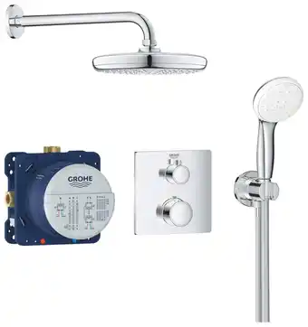 GROHE Grohtherm THM - Brusesystem til indbygning