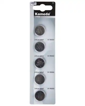 Kameda - Lithium batteri - CR2032 5-pak
