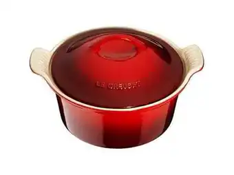 Imerco Le Creuset Heritage Skål m. låg - Ø 24 cm - Stentøj - Cerise tilbud