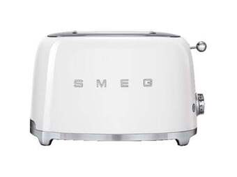 Imerco SMEG 50's Style Brødrister TSF01WHEU - 2 skiver - 6 ristningsgrader - 3 programmer tilbud