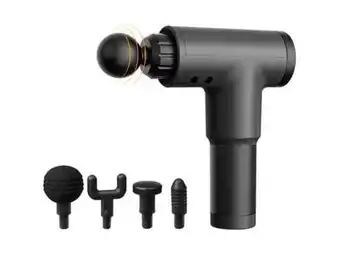 Gorunner Mini Massagepistol - 4 hastigheder - Inkl. 4 massagehoveder