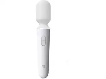 Imerco Sharper Image Personal Touch Go Compact Wireless Wand Massageapparat - L 18,9 cm - Silikone - Hvid tilbud