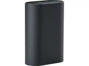 Zone Singles Knivblok - H 24 x B 9 cm cm - PP-plastik - Black