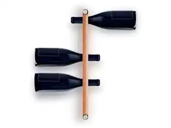 Imerco Eva Trio Nordic Kitchen Vinreol - 8 flasker - Egetræ/rustfrit stål - Oak tilbud