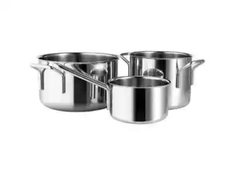 Imerco Eva Trio Grydesæt - 3 dele - 1,1/2,2/3,6 liter - Rustfrit stål tilbud